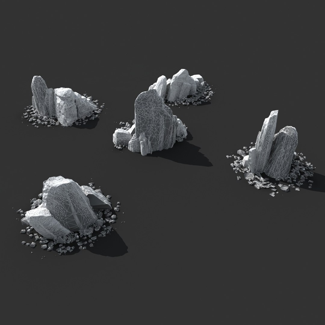 3d Model Rock