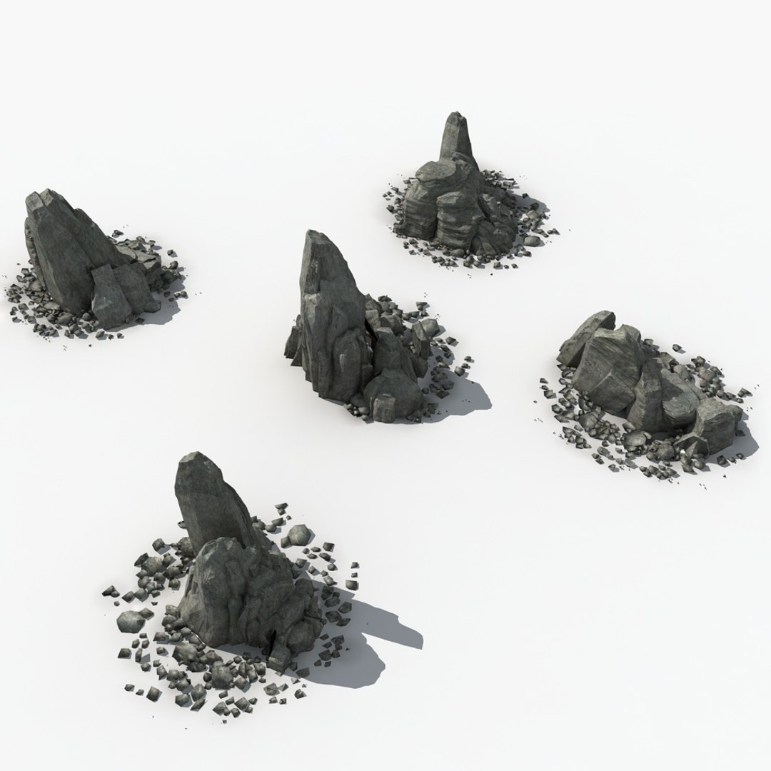 3d Model Rock