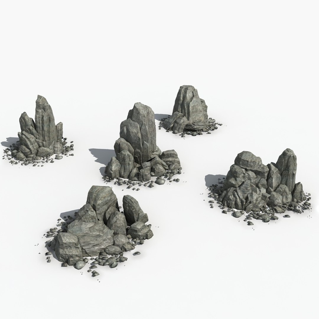 3d Model Rock