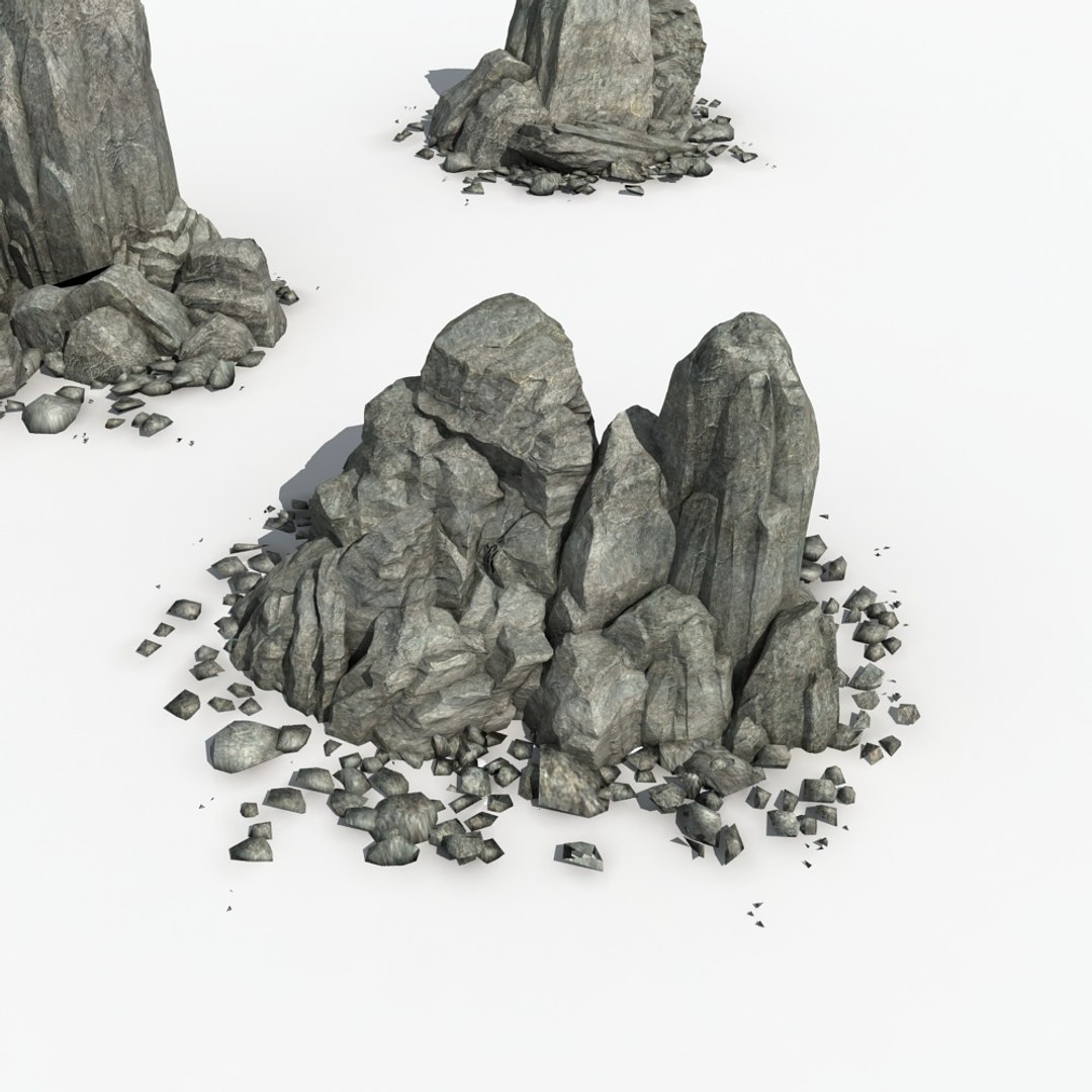 3d Model Rock