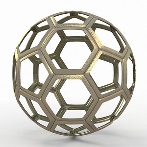 Soccerball wire C gold