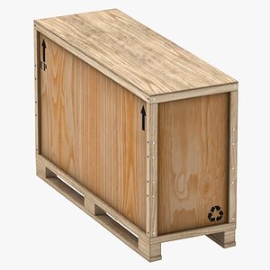 Cargo Wooden Crate 03