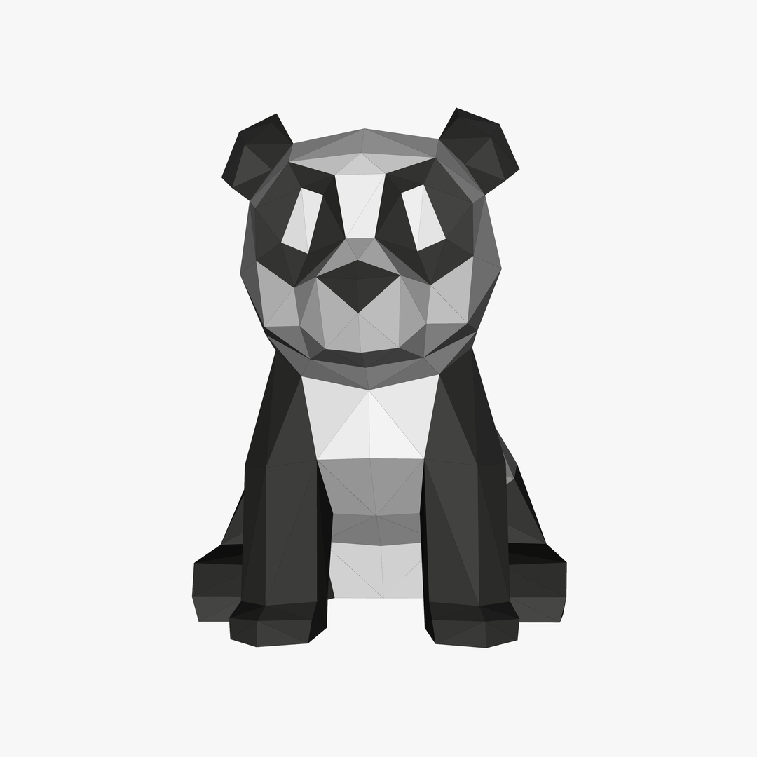 PANDA PAPERCRAFT Model - TurboSquid 1852112