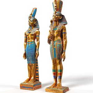 Ancient egyptian pharaohs 3D