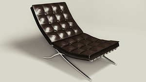 chair barselona 3D