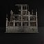DESTROYED BUILDING ABANDONED POST APOCALYPSE