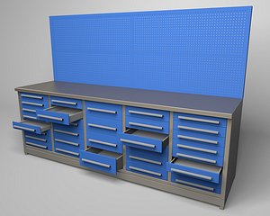 Workbench - 32 drawers