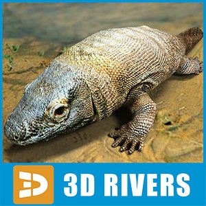 3ds max ichthyostega prehistoric fish