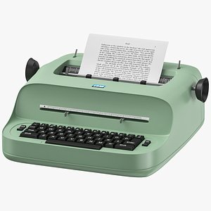 Vintage Typewriter 01 3D model