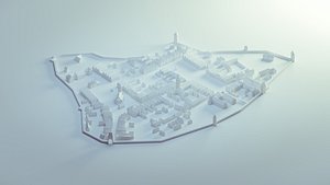 3D old town model