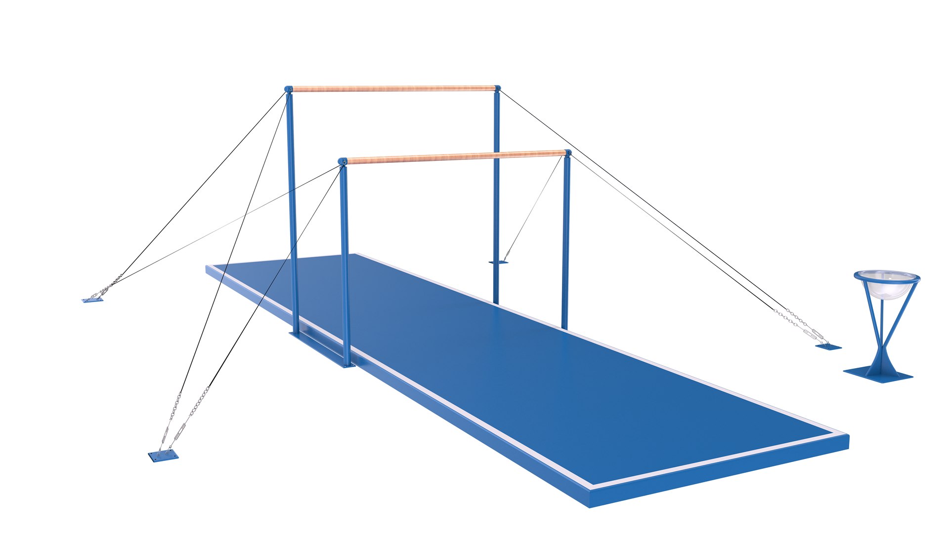 Uneven Bars 3D Model - TurboSquid 1892022