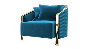 Luxury armchair 3D model