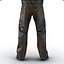 Biker Man Rigged 2 con piel modelo 3D