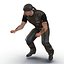 Biker Man Rigged 2 con piel modelo 3D