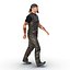 Biker Man Rigged 2 con piel modelo 3D
