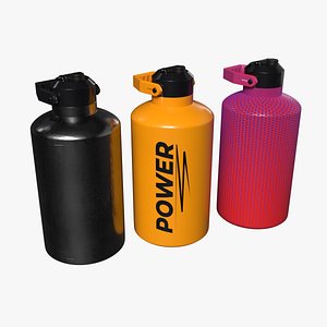 3  style Water bottle with handle model