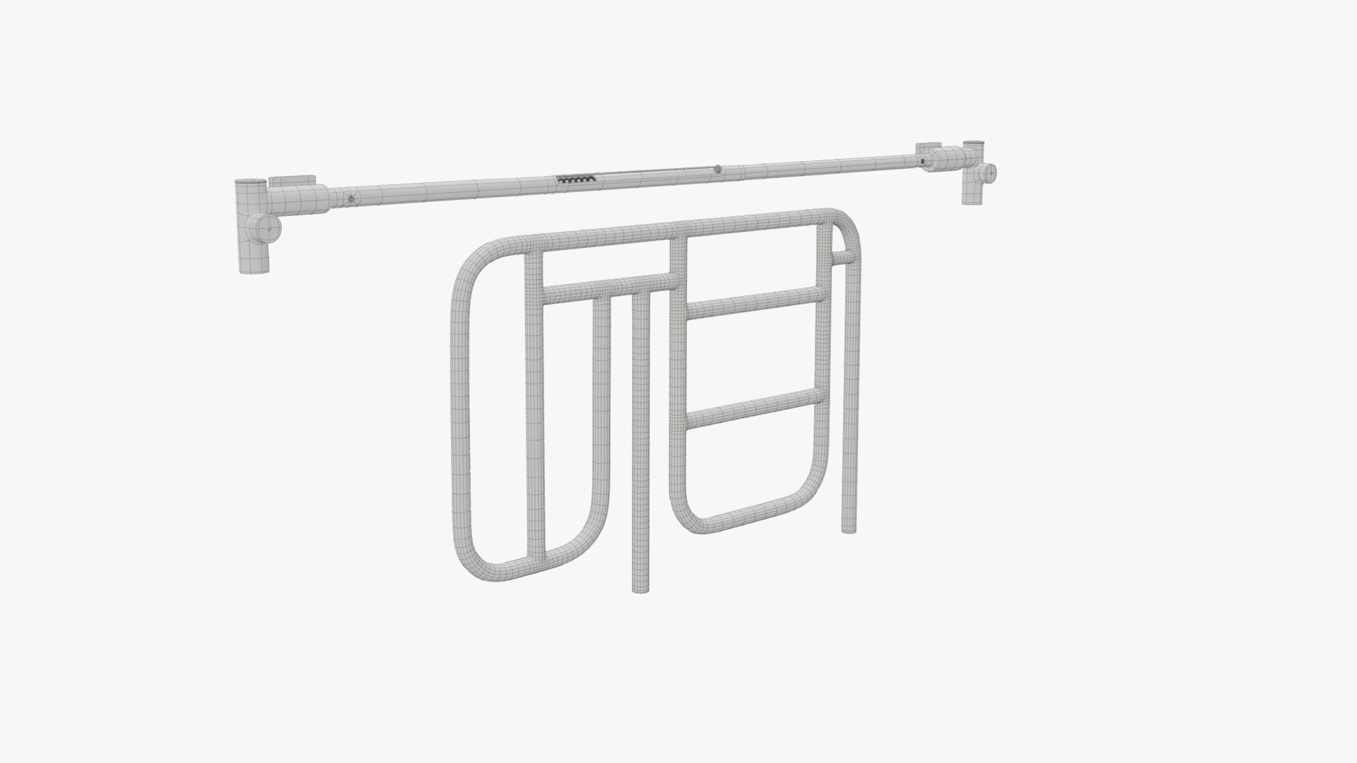 Half Rail For Medical Beds-01 3D Model - TurboSquid 1897602
