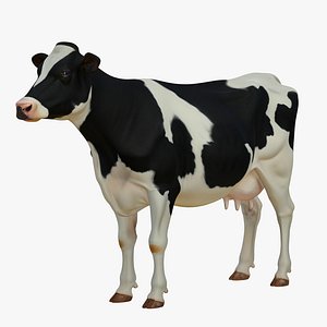 Realistic 3D Cow Model