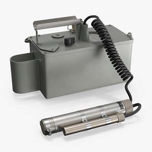 3D Military Radiac Set With External Probe