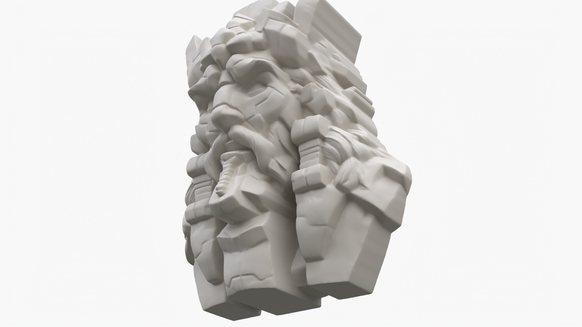 3D Stone Sentinel Bust 3 - TurboSquid 2187738