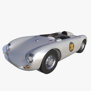 3d porsche 550 spyder