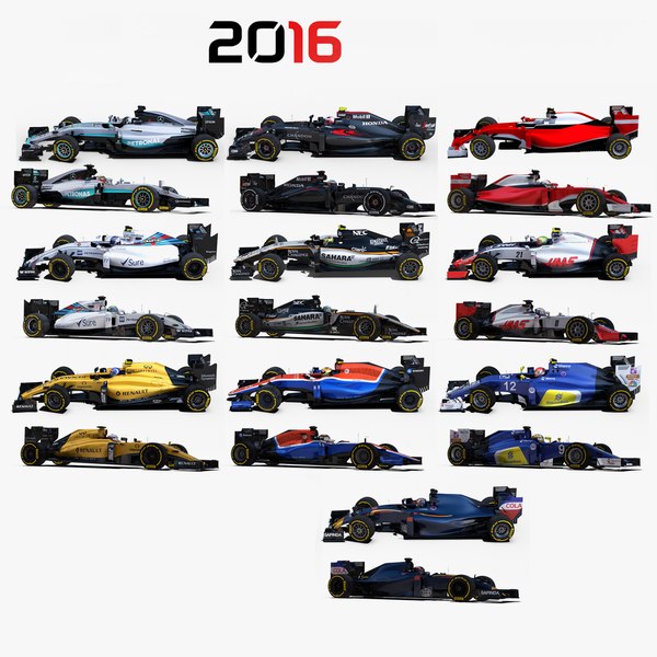 フォーミュラ1 2016年車3Dモデル - TurboSquid 1121199