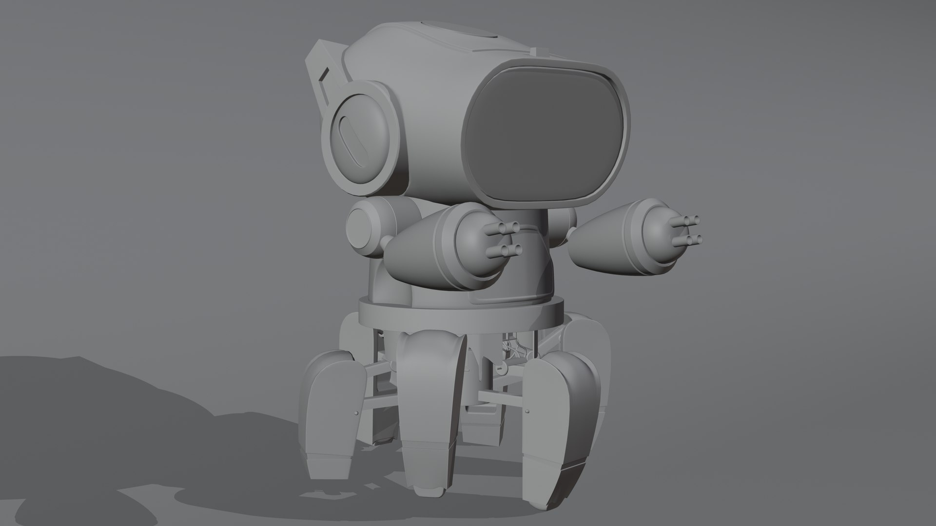 3D Toyshine Bot Robot Warmachine - TurboSquid 2344580