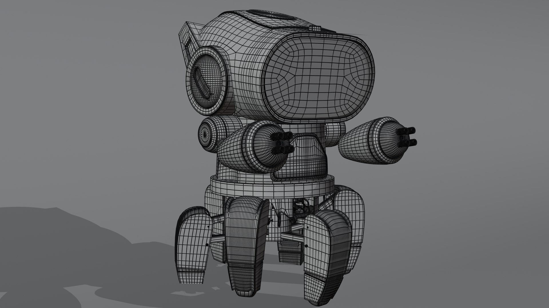 3D Toyshine Bot Robot Warmachine - TurboSquid 2344580