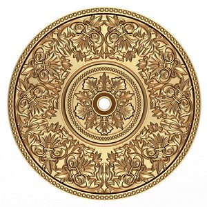 Ceiling Rosette 07 3D