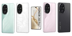 Honor 200 Pro All Colors Low Poly 3D model