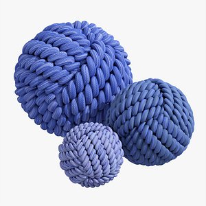 Ball of Yarn Blue ~ 3D Model ~ Download #90938452