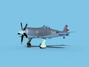 3D model propeller hawker sea fury