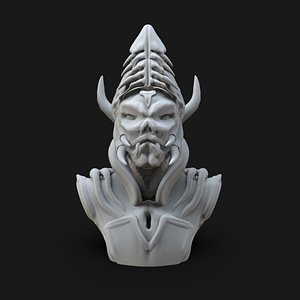 Patriarch Creature Bust 3D