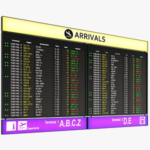 Airport Timetable model