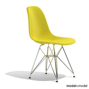 eames plastic chair dsr 3d 3ds