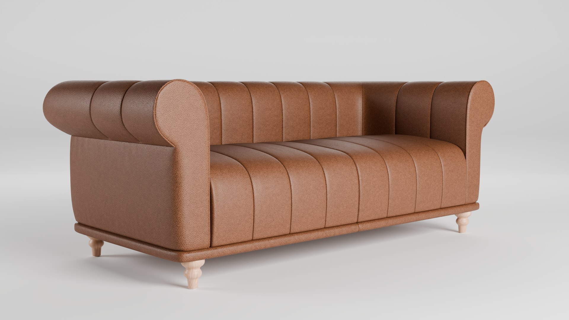 3D IKEA Viskafors Leather Sofa Model - TurboSquid 2307539