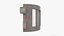 Tritium Container Hydrogen-3 Low-poly