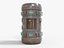 Tritium Container Hydrogen-3 Low-poly