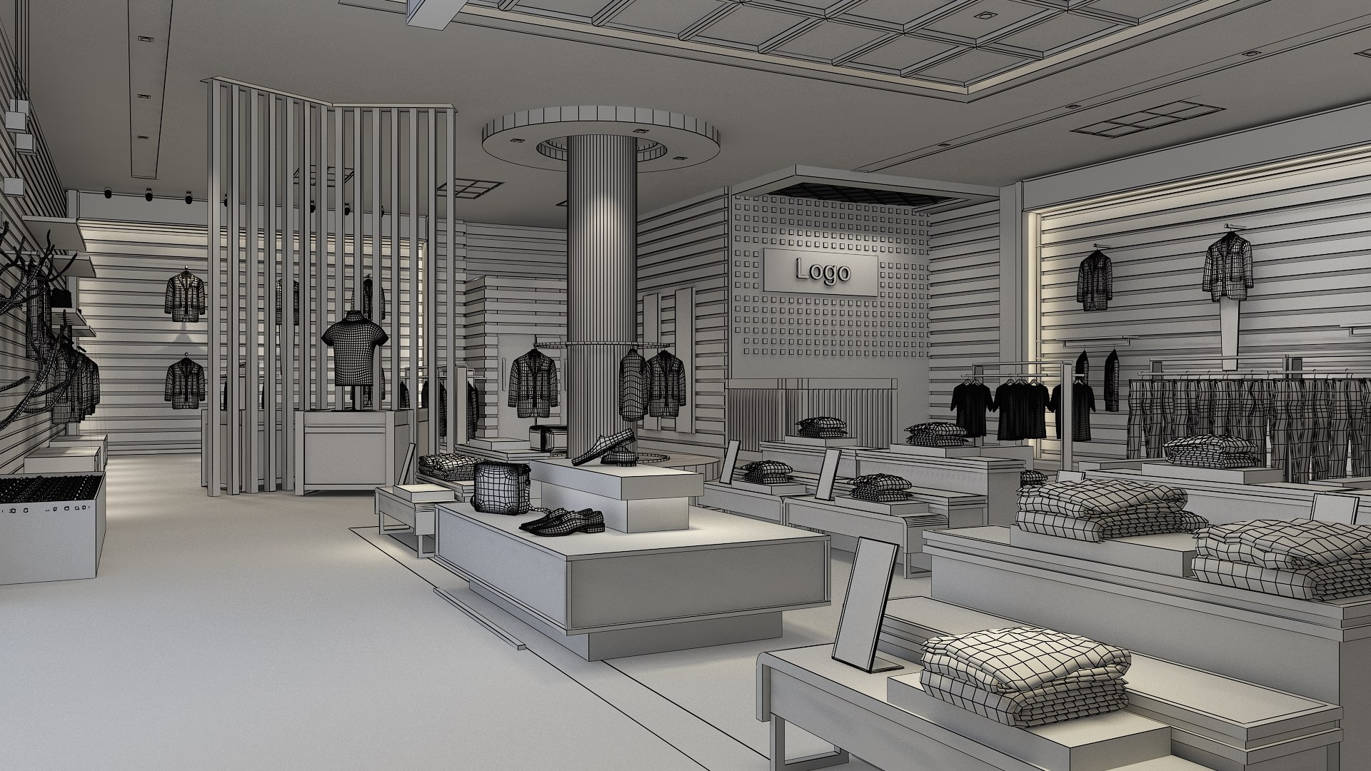 Clothing Store Collection 01 3D - TurboSquid 1990715