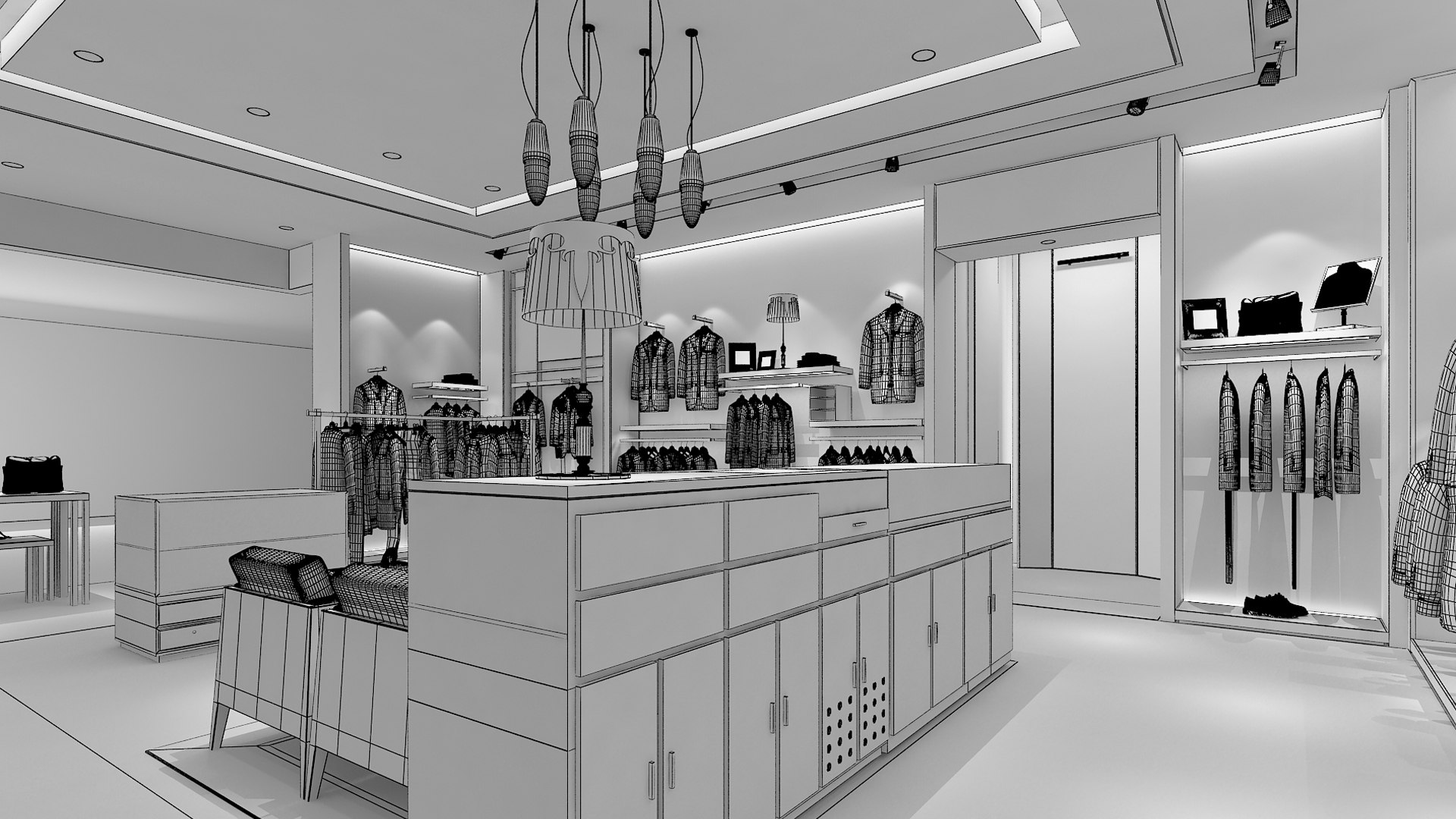 Clothing Store Collection 01 3D - TurboSquid 1990715