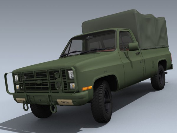 M1008 CUCV 3D-Modell - TurboSquid 795459