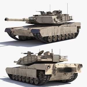 M1A2 Abrams Rigged