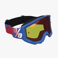100 Strata Goggles Blue