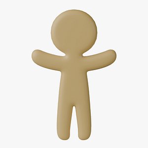 3D Rigged Cute Mascot 04