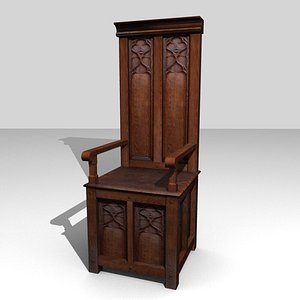medieval throne 3d blend