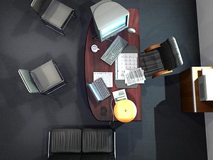 office filler objects chair 3d model