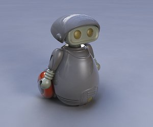 lwo toy robot character