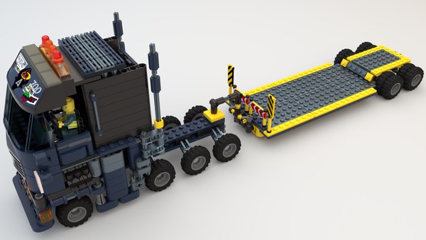 레고 트럭과 운전사 3D 모델 - Turbosquid 1792384