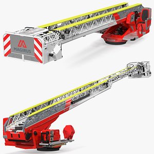 m32l turntable ladder rigged 3D model