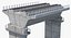Schienenbrücke Abschnitt